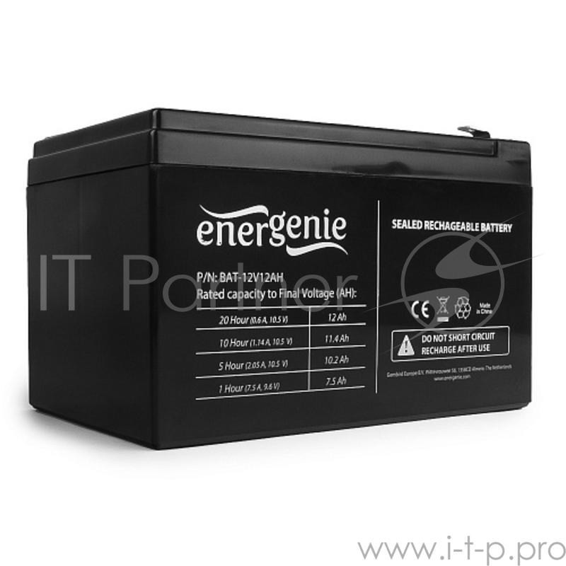 батареи Gembird/Energenie Аккумулятор для Источников Бесперебойного Питания BAT-12V12AH