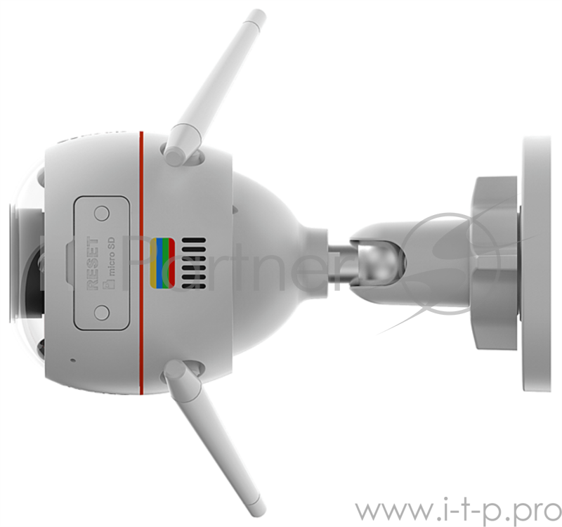 Видеокамера IP Ezviz C3W Color Night FHD 1080P, Color night vision, H.265 video technology, User defned alarm tones, Actve light and sound defense, Dustproof and waterproof IP67, Micro SD slot for local storage (Up