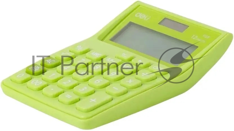 Калькулятор настольный Deli E1122/GRN зеленый 12-разр.