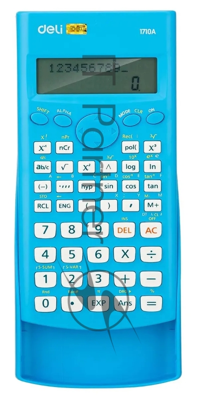 Калькулятор научный Deli E1710A/BLU синий 10+2-разр.