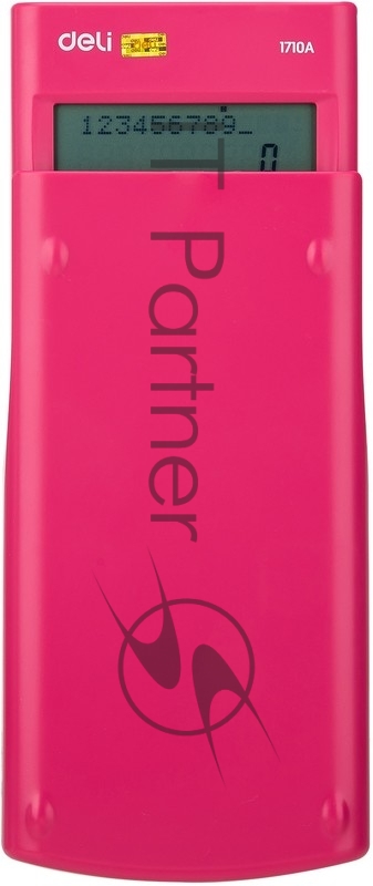 Калькулятор научный Deli E1710A/RED красный 10+2-разр.