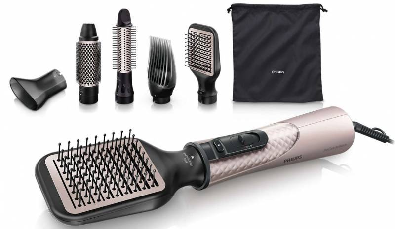 Фен-щетка Philips HP8657/00 1000Вт серый