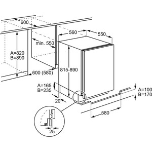 Встраиваемая морозильная камера ELECTROLUX RYB2AF82S высотой 0,82 м., шириной 56 см., глубиной 55 см., система охлаждения в морозильной камере - статическая, электронное управление
