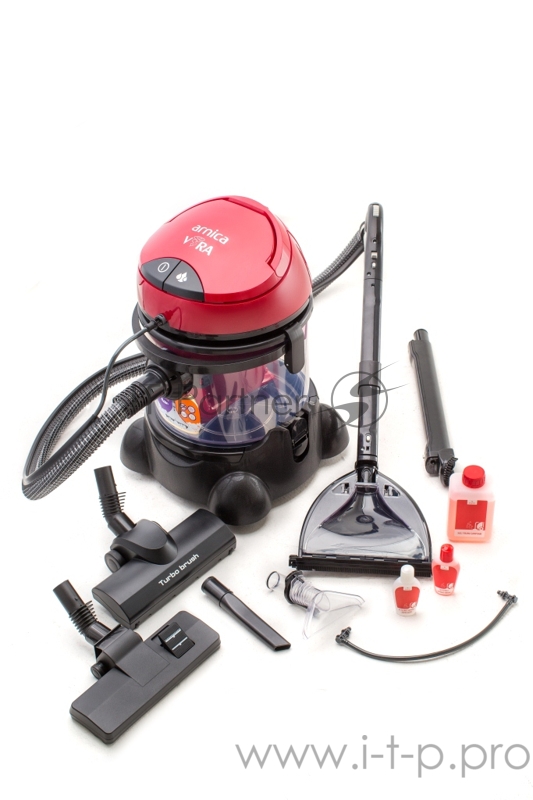 Моющий пылесос с аквафильтром Arnica VIRA, вишневый