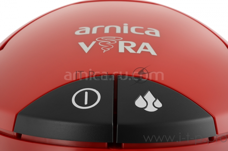 Моющий пылесос с аквафильтром Arnica VIRA, вишневый