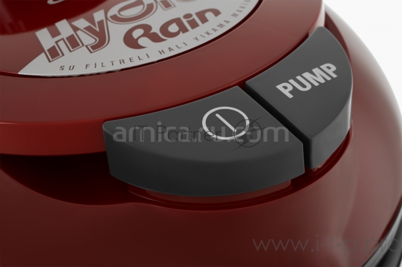Моющий пылесос с аквафильтром Hydra Rain Plus Arnica, вишневый