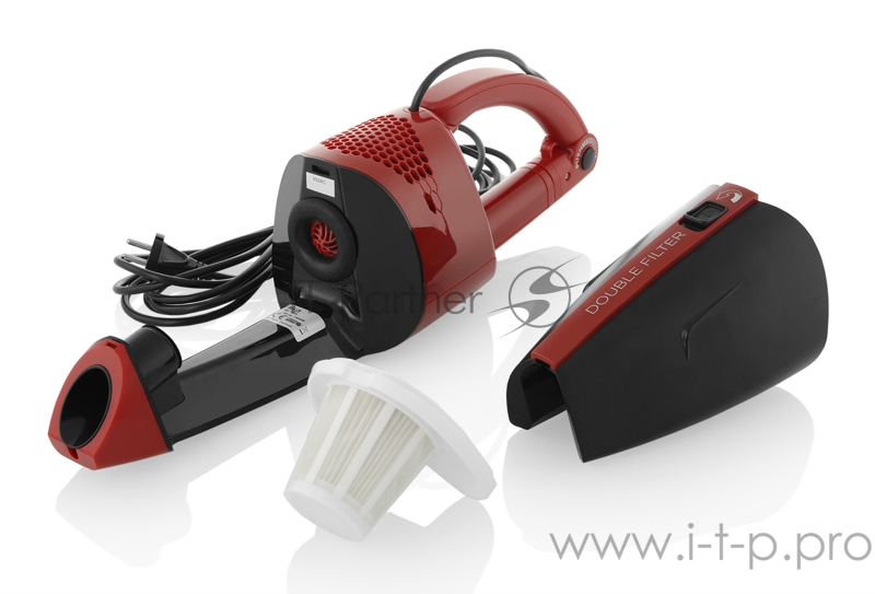 Пылесос TRIA Pro Arnica, черно-красный