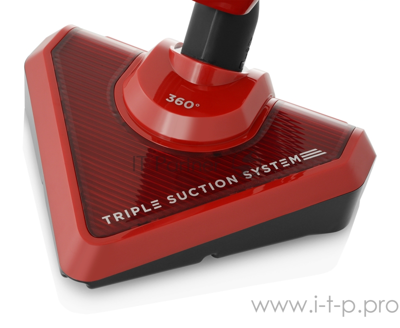 Пылесос TRIA Pro Arnica, черно-красный