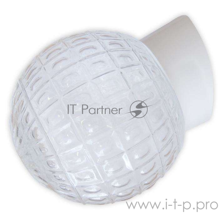 Светильник НББ 64-60-080 Гранат d150 1х60Вт E27 IP20 прозр./корпус наклонный бел. Элетех 1005100179