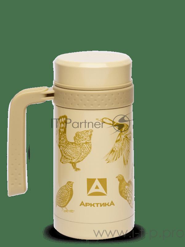 Термос-кружка Арктика 412-500 птицы, 500 мл