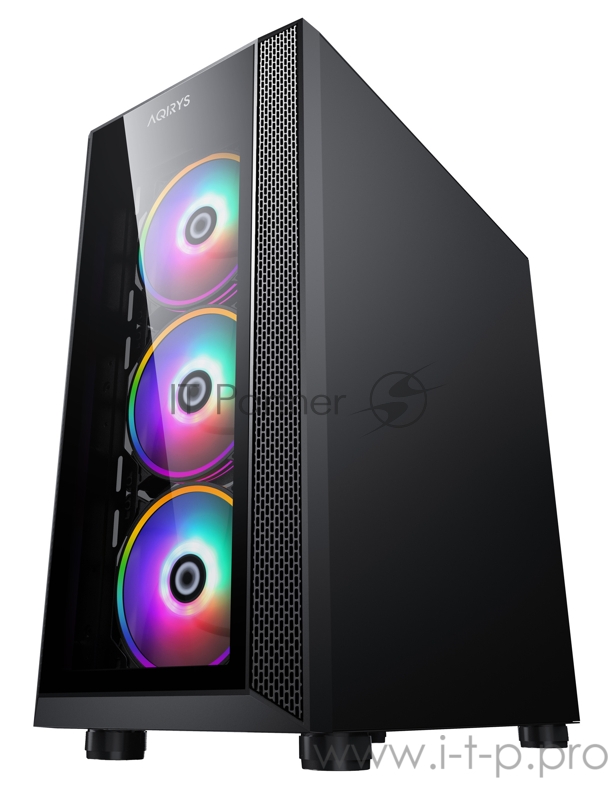 Корпус Formula V-LINE F-3 черный без БП ATX 3x120mm 2xUSB2.0 1xUSB3.0 audio bott PSU