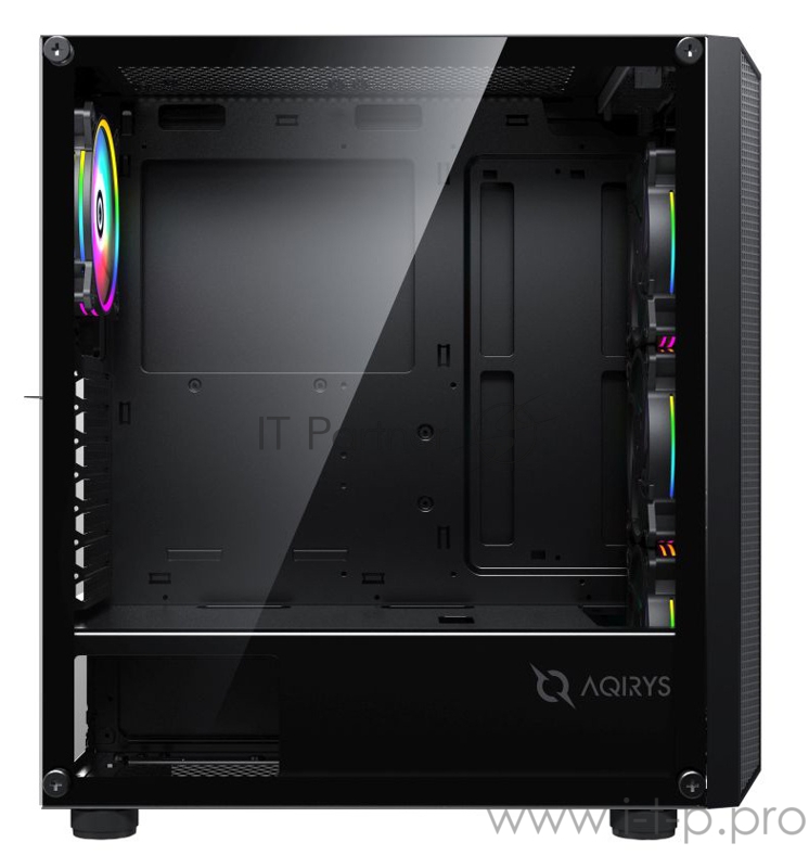 Корпус Formula V-LINE F-3 черный без БП ATX 3x120mm 2xUSB2.0 1xUSB3.0 audio bott PSU