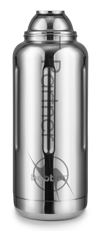 Термос Bobber Flask-1000 1л. серебристый (FLASK-1000/GLOSSY)