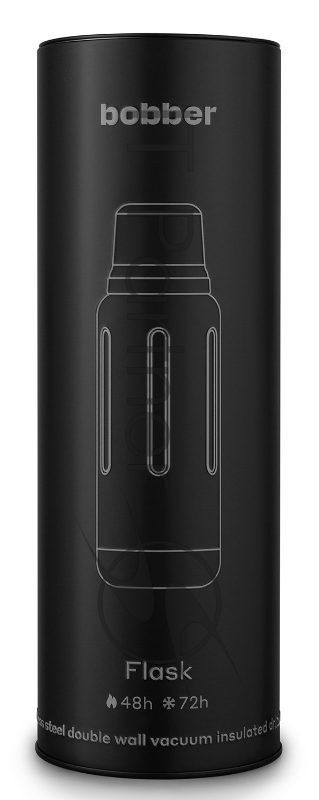 Термос Bobber Flask-1000 1л. серебристый (FLASK-1000/GLOSSY)