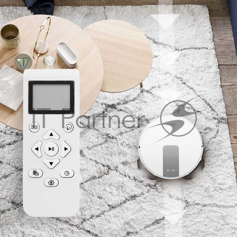 Пылесос-робот Kitfort KT-571 28Вт белый/черный