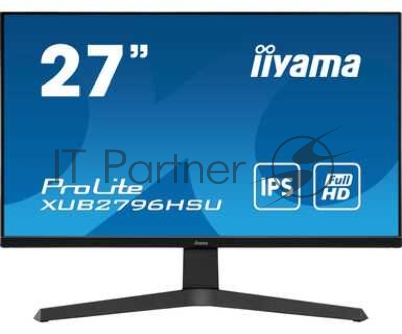 Монитор Iiyama 27 ProLite XUB2796HSU-B1 черный IPS LED 1ms 16:9 HDMI M/M матовая HAS 1000:1 250cd 178гр/178гр 1920x1080 DisplayPort FHD USB 6.8кг