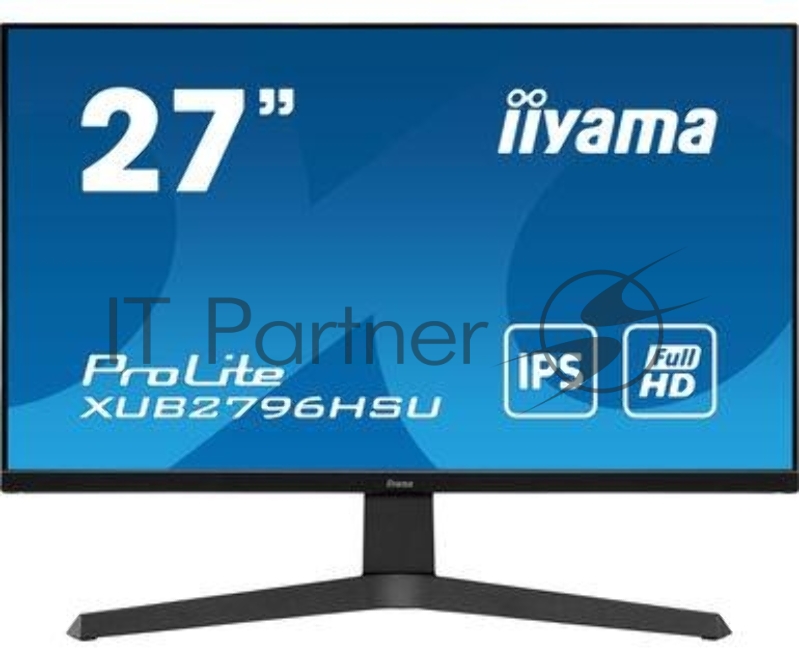 Монитор Iiyama 27 ProLite XUB2796HSU-B1 черный IPS LED 1ms 16:9 HDMI M/M матовая HAS 1000:1 250cd 178гр/178гр 1920x1080 DisplayPort FHD USB 6.8кг
