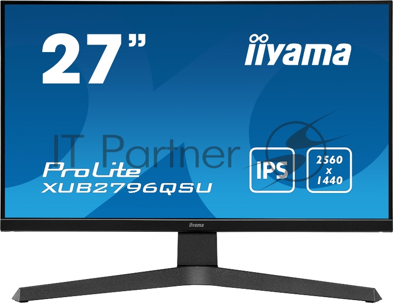 Монитор Iiyama 27 XUB2796QSU-B1 черный IPS LED 1ms 16:9 HDMI M/M матовая HAS 350cd 178гр/178гр 2560x1440 DisplayPort QHD USB 6.1кг
