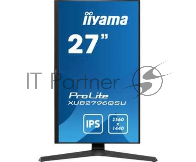 Монитор Iiyama 27 XUB2796QSU-B1 черный IPS LED 1ms 16:9 HDMI M/M матовая HAS 350cd 178гр/178гр 2560x1440 DisplayPort QHD USB 6.1кг