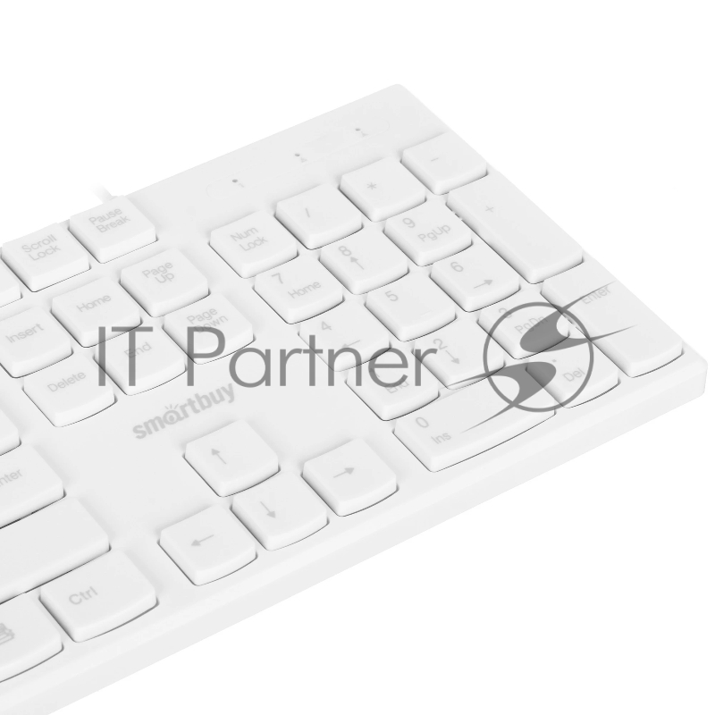 Клавиатура проводная мультимедийная Smartbuy ONE 238 USB белая (SBK-238U-W)/20