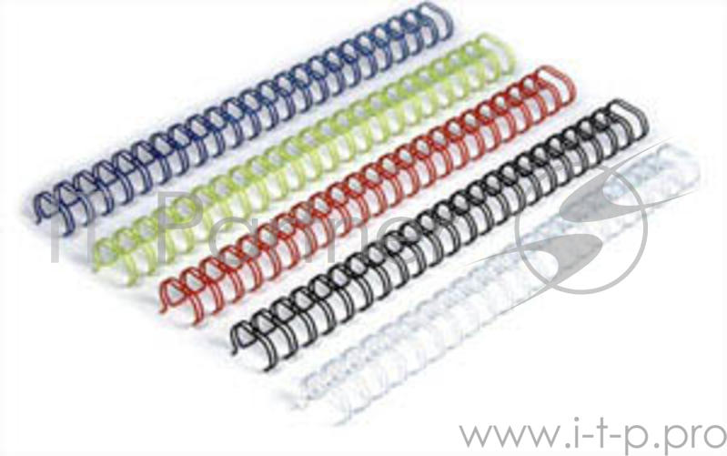 Пружины для переплета металлические Office Kit 4.8мм (на 1-20 листов) черный (100шт) (OKPM316B) (3/16)