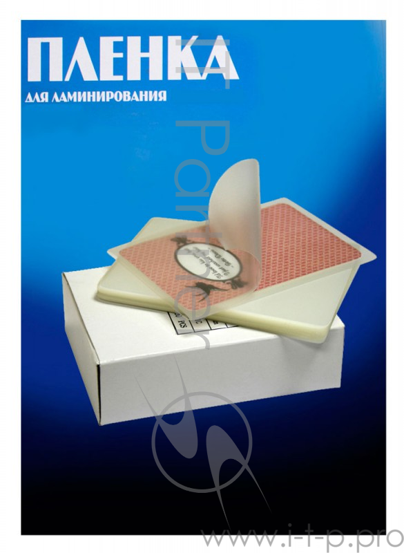 Пленка для ламинирования Office Kit, 250 мик, 100 шт., глянцевая 54х86 (PLP10603)