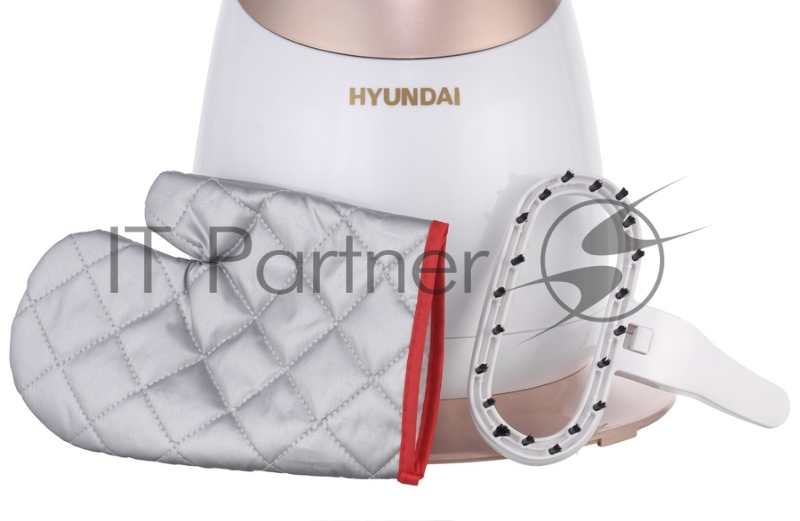 Отпариватель напольный Hyundai H-US02259 1800Вт белый/золотистый