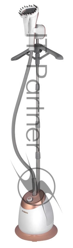 Отпариватель напольный Hyundai H-US02259 1800Вт белый/золотистый