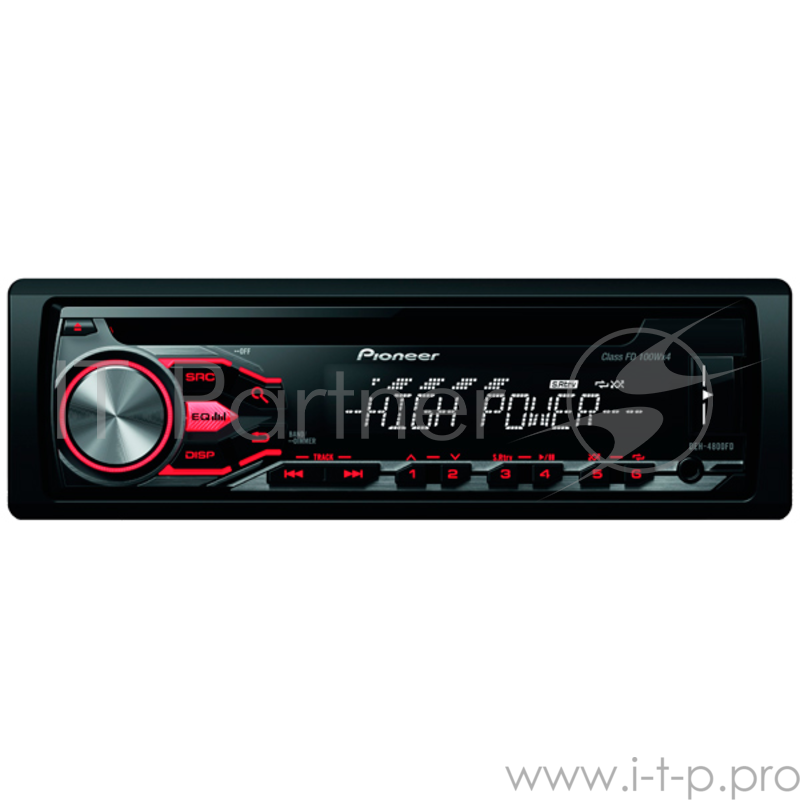 Автомагнитола CD Pioneer DEH-4800FD 1DIN 4x100Вт