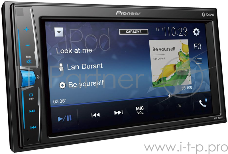Автомагнитола Pioneer MVH-A210BT 2DIN 4x50Вт
