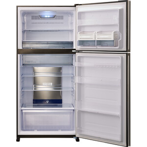 Холодильник Sharp SJ-XG60PGRD бордовый/черный (двухкамерный)