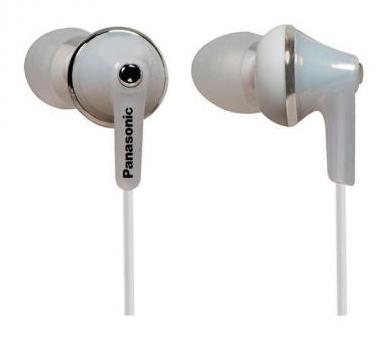 Наушники вкладыши Panasonic RP-HJE190E-W 1.2м белый проводные (в ушной раковине)