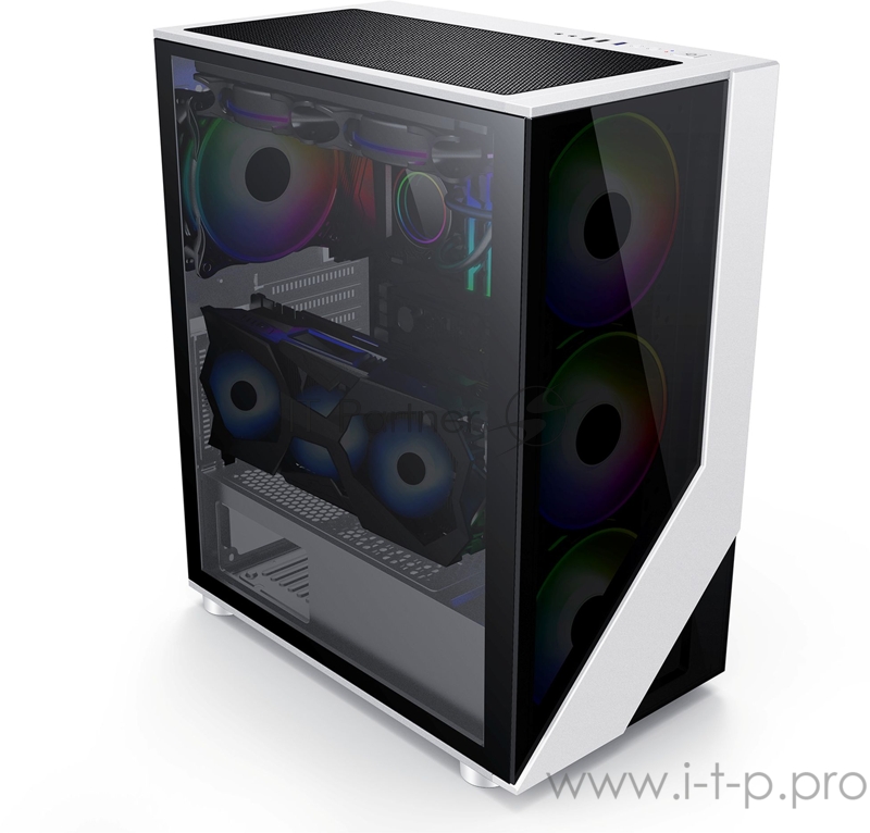 Корпус Formula V-LINE 7713 черный без БП ATX 3x120mm 2xUSB2.0 1xUSB3.0 audio bott PSU