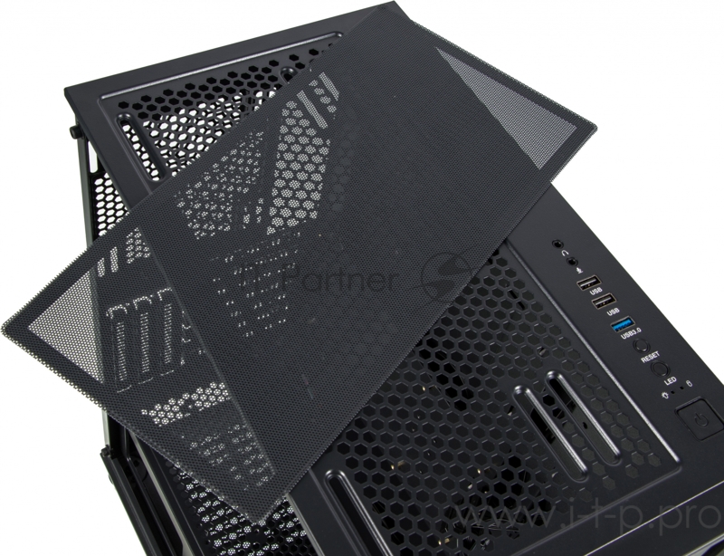 Корпус Formula V-LINE 7713 черный без БП ATX 3x120mm 2xUSB2.0 1xUSB3.0 audio bott PSU