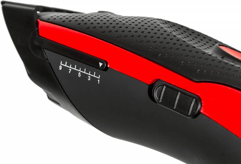 Машинка для стрижки Sinbo SHC 4354S красный/черный (насадок в компл:1шт)