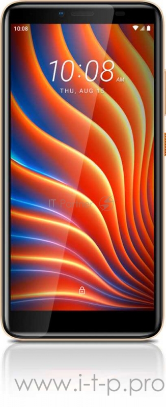 Смартфон HTC Wildfire E 32Gb 2Gb золотистый моноблок 3G 4G 2Sim 5.45 720x1440 Android 9.0 13Mpix 802.11 b/g/n GPS GSM900/1800 GSM1900 MP3 FM A-GPS microSD max128Gb
