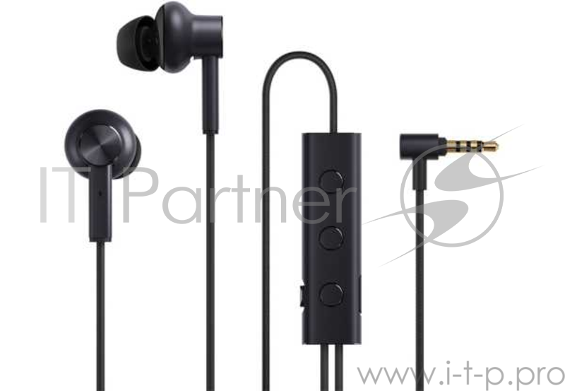Наушники с микрофоном Xiaomi Mi Noise Canceling Earphones (вставные, 32 Ом, 100дБ, 20-40000Гц, кабель 1.35m, mini jack 3.5mm) (ZBW4386TY)