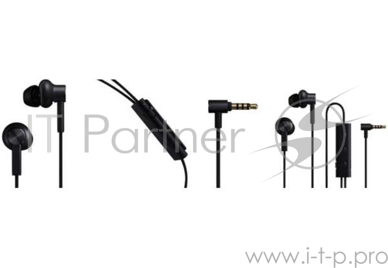 Наушники с микрофоном Xiaomi Mi Noise Canceling Earphones (вставные, 32 Ом, 100дБ, 20-40000Гц, кабель 1.35m, mini jack 3.5mm) (ZBW4386TY)