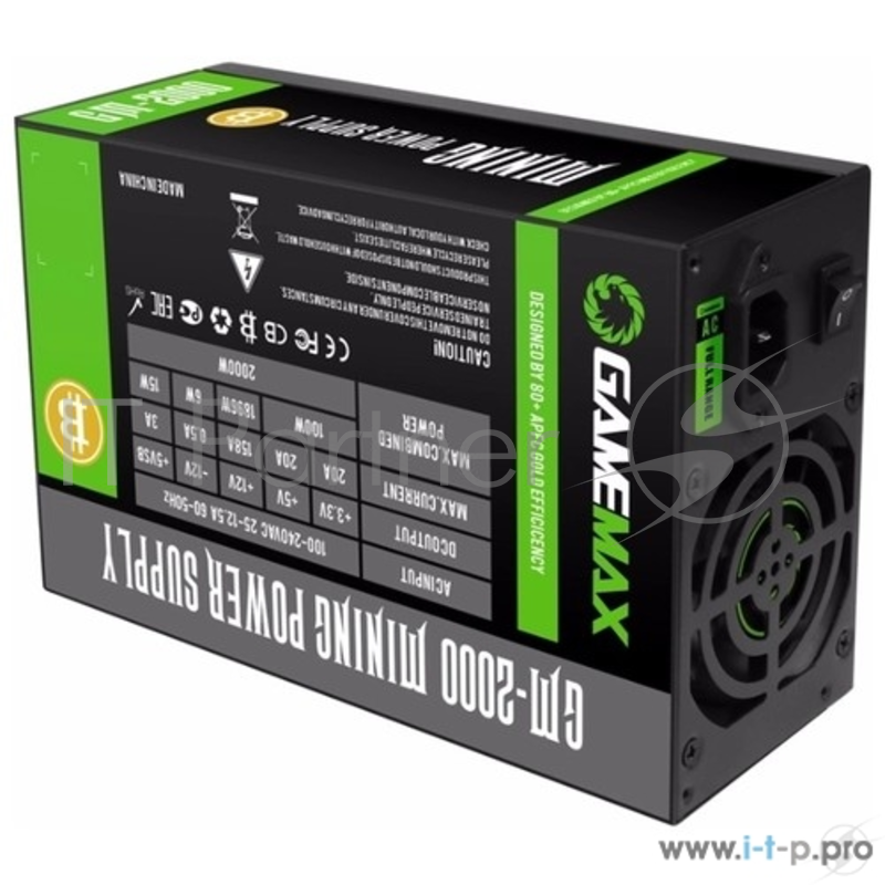 Блоки питания GameMax (GM-2000) Блок питания ATX 2000W