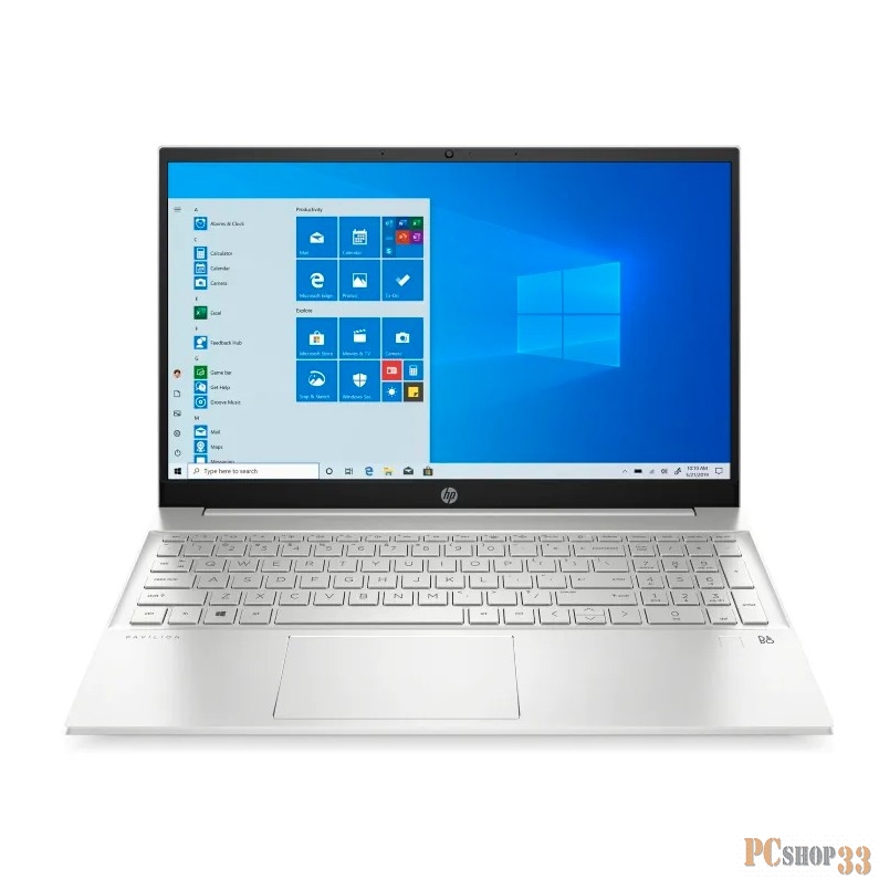 Ноутбук 15.6 IPS FHD HP Pavilion 15-eg0066ur silver (Core i5 1135G7/8Gb/512Gb SSD/noDVD/MX350 2Gb/W10) (2X2U3EA)