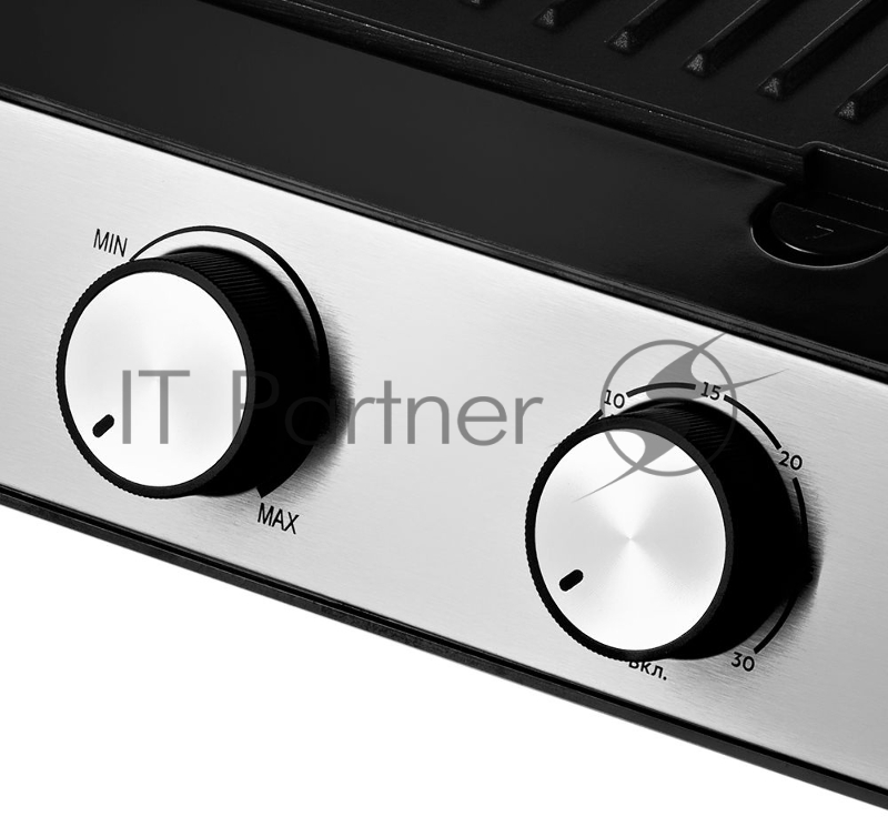 Электрогриль Kitfort КТ-1654 2000Вт серебристый