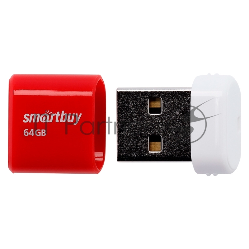 USB Drive 64GB Smartbuy LARA Red SB64GBLARA-R