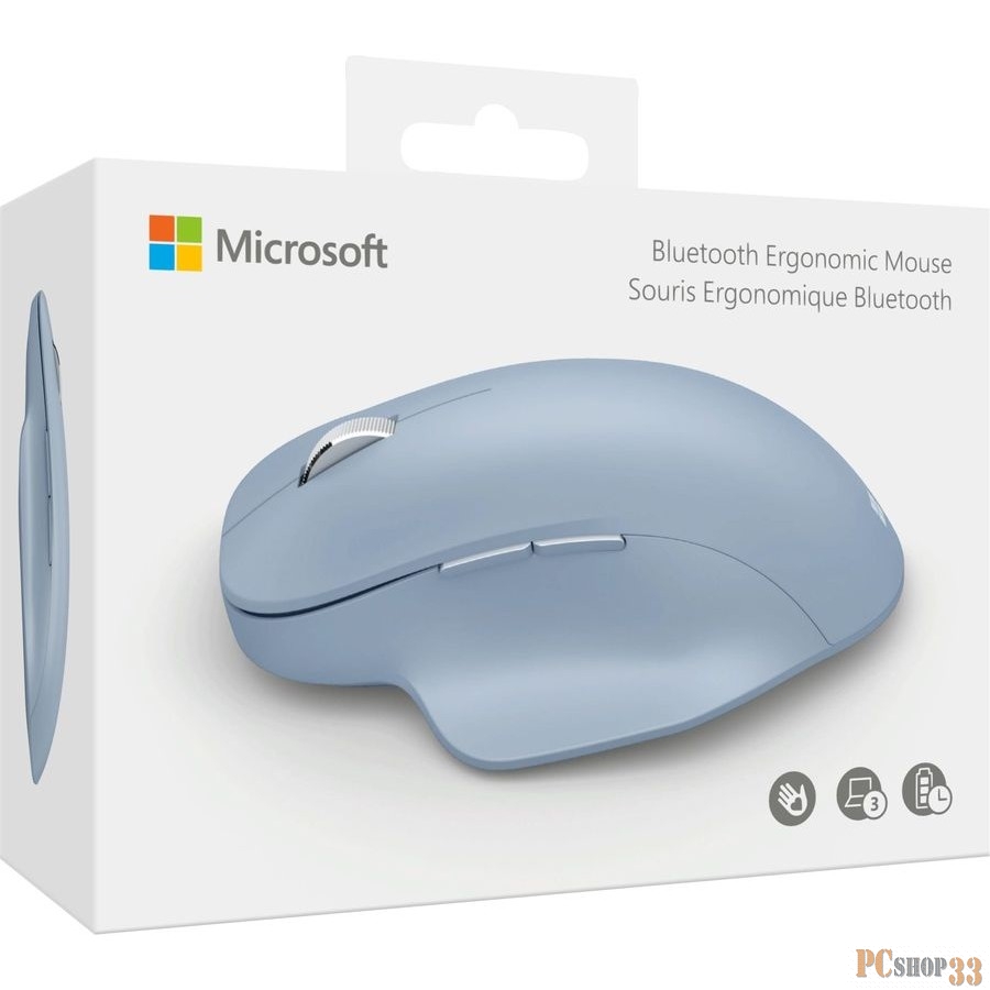 Мышь Microsoft Bluetooth® Ergonomic Mouse Pastel Blue