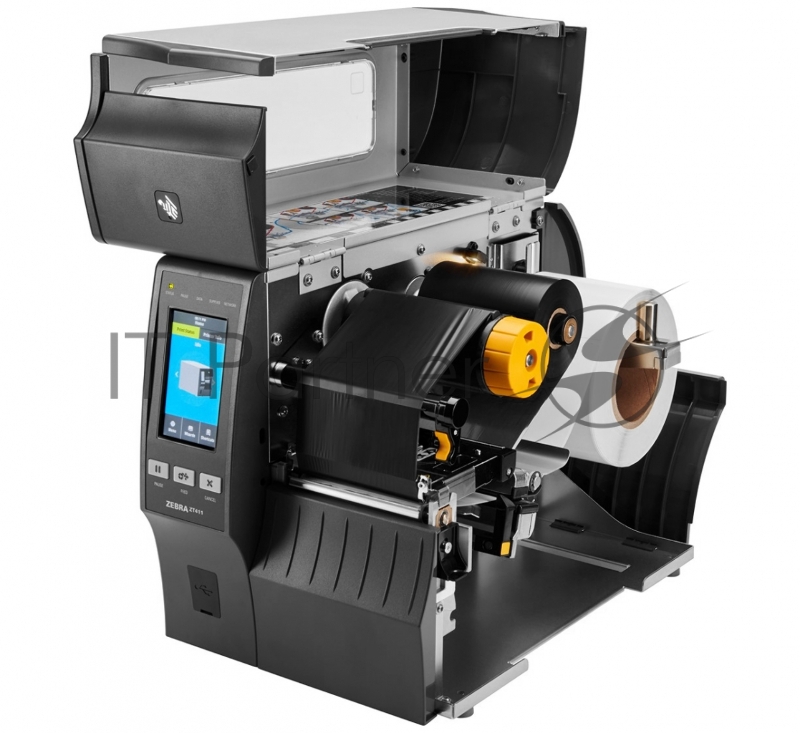 Принтер этикеток коммерческий TT ZT411 TT Printer ZT411 4, 300 dpi, Euro and UK cord, Serial, USB, 10/100 Ethernet, Bluetooth 4.1/MFi, USB Host, EZPL