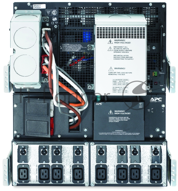 ИБП (UPS) 12U 19 RM 20000ВА APC Smart-UPS RT 20kVA SURT20KRMXLI, черный (COM, LAN)