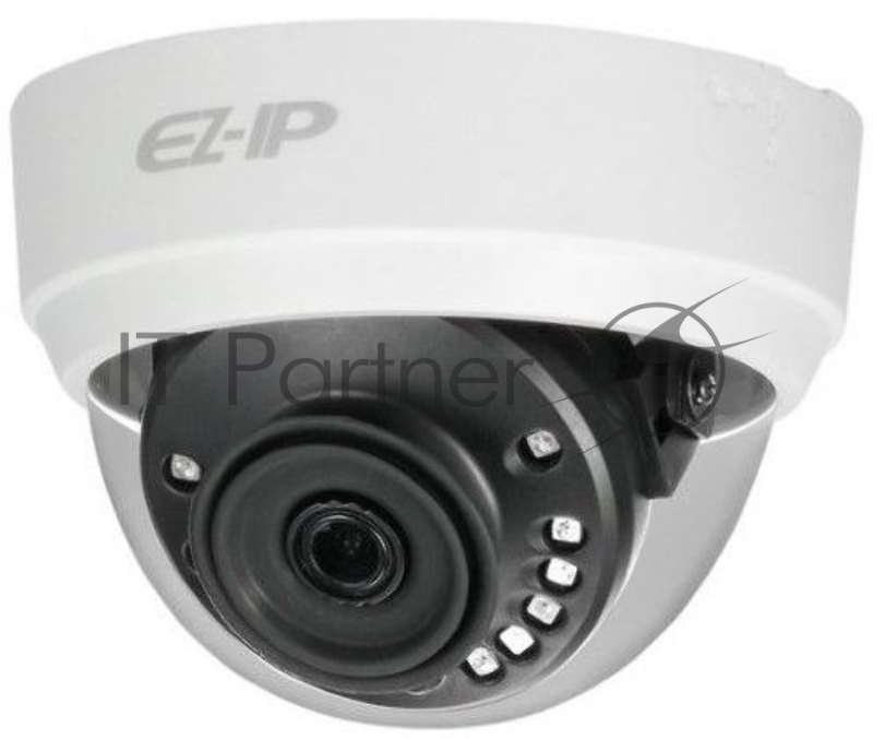 Видеокамера IP купольная EZ-IP EZ-IPC-D1B20P-0280B, 1/2.7 2 Мп КМОП @ 25 к/с, объектив 2.8 мм, H.265+/H.265/H.264/H.264+