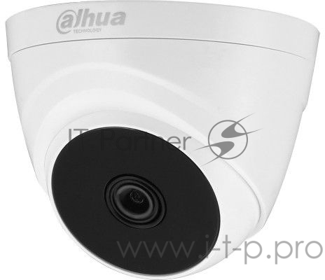 Видеокамера HDCVI EZ-IP EZ-HAC-T1A11P-0360B купольная, 1/2.7 1Мп КМОП, 3.6мм объектив, 4в1(CVI/TVI/AHD/CVBS)