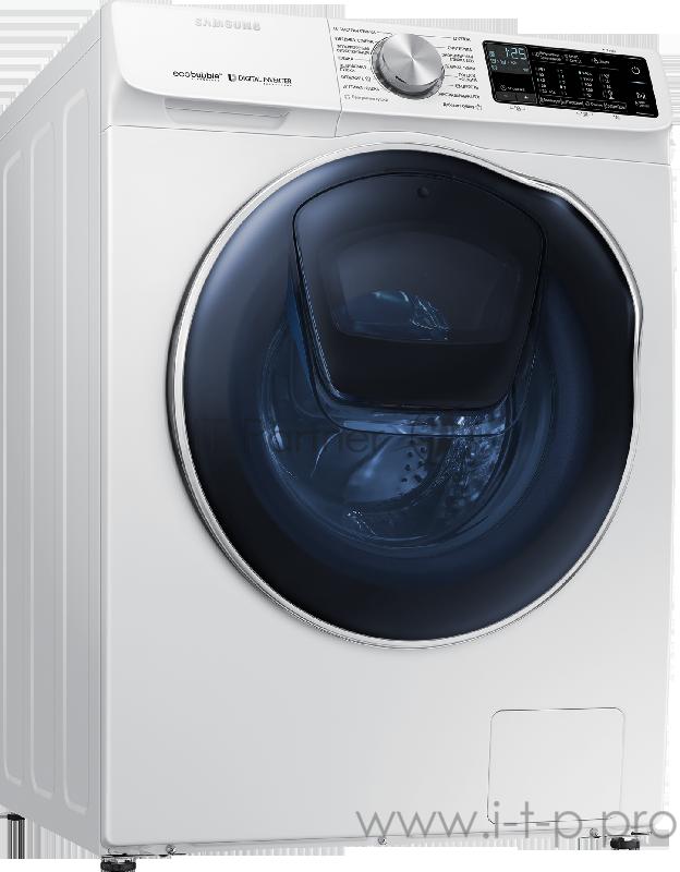 Стирально-сушильная машина Samsung WD10N64PR2W/LP. Серия WW6500N. Загрузка - до 10.5 кг при стирке, 6 кг при сушке, 1200 об./мин., AddWash, Технология EcoBubble, Пар, Горячий воздух, AquaProtect, 10 лет гарантии на инверторный мотор, Сотовый барабан,