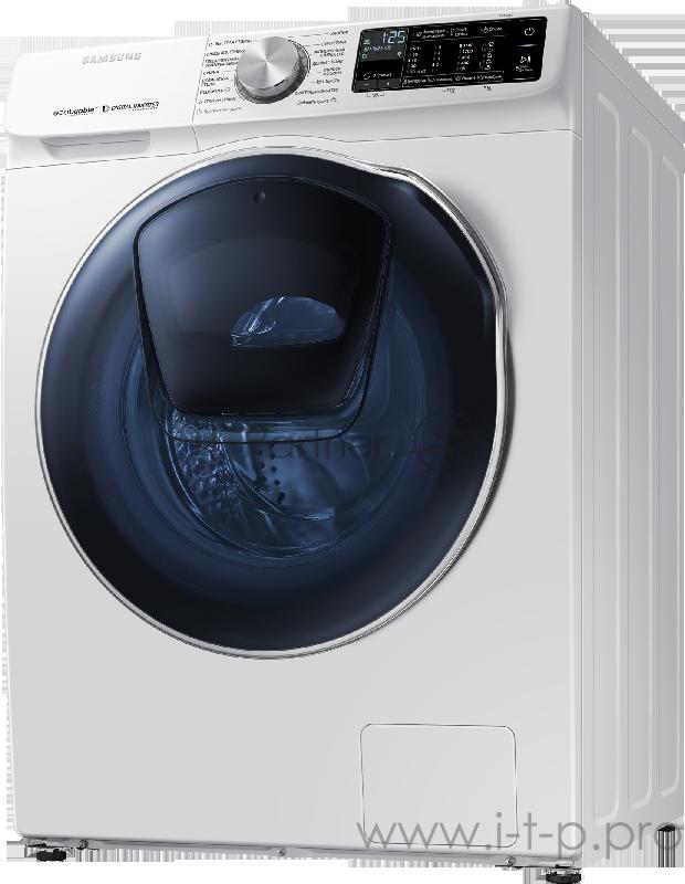 Стирально-сушильная машина Samsung WD10N64PR2W/LP. Серия WW6500N. Загрузка - до 10.5 кг при стирке, 6 кг при сушке, 1200 об./мин., AddWash, Технология EcoBubble, Пар, Горячий воздух, AquaProtect, 10 лет гарантии на инверторный мотор, Сотовый барабан,