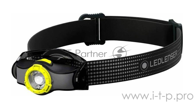 Фонарь налобный Led Lenser MH3 черный/желтый лам.:светодиод. 200lx AAx1 (502149)